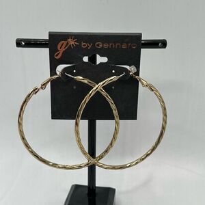 G by Gennaro Earrings Gold Hoops